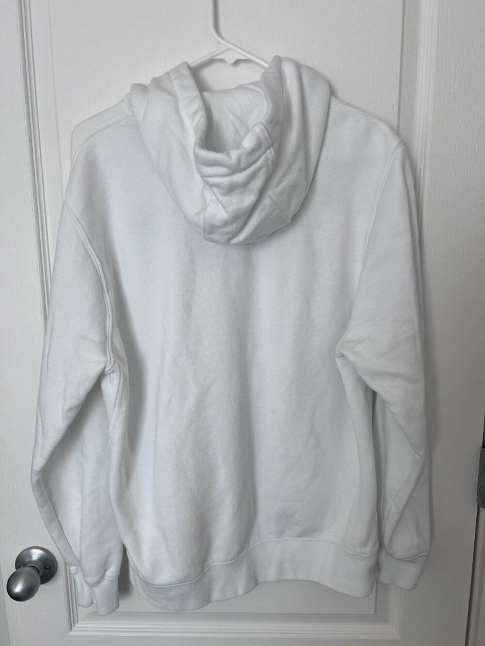 Nike Sportswear Club Fleece Pullover Hoodie - White (Large) - Picture 2 of 7